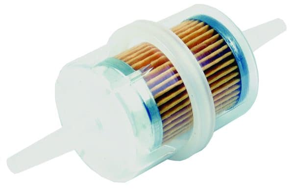 Universal In Line Fuel Filter with 6mm & 8mm fittings