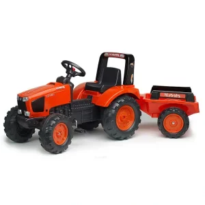 Kubota children's mini tractor M135GX + trailer