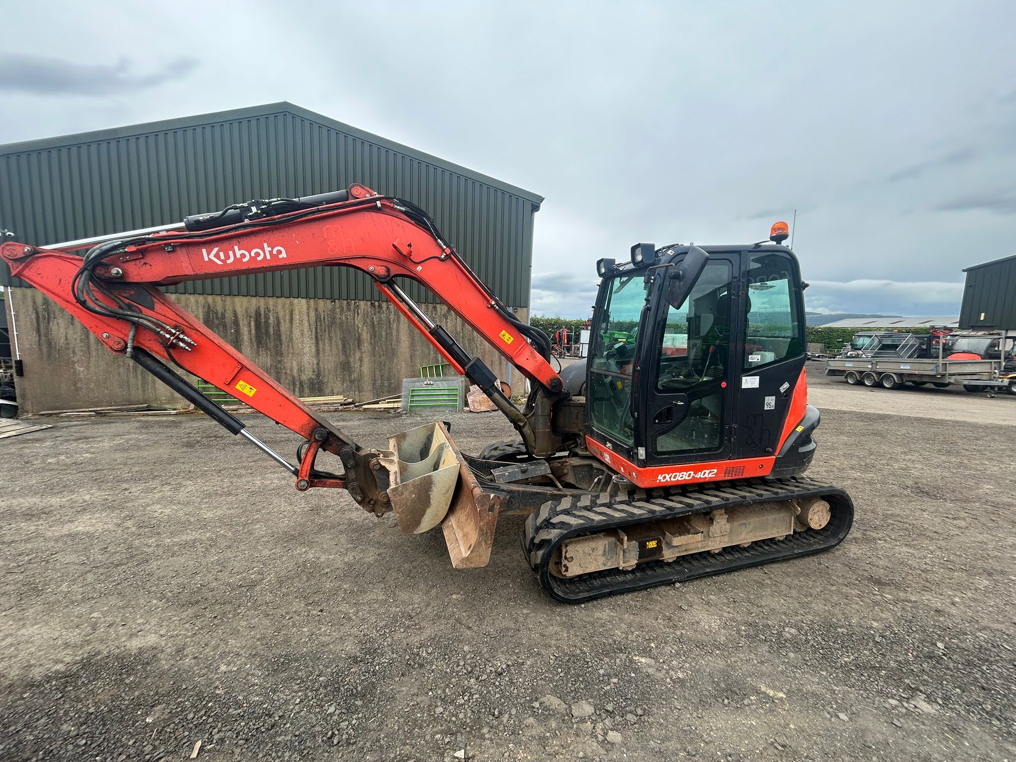2022 Kubota KX080-4a2